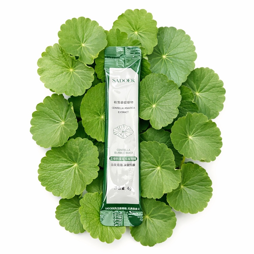 Centella Asiatica Green Bubble Five Minute Mask Reduce Blackheads Inflammation